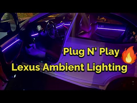 Видео: Освещение Lexus IS Plug N' Play — суперяркое!
