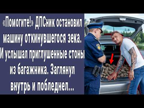 Видео: Помогите! ДПСник остановил машину зека. Услышал звуки в багажнике. Заглянул внутрь и побледнел...