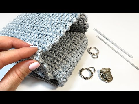 Видео: Очень плотная, красивая и удобная 👍😍 Интересное вязание крючком.
