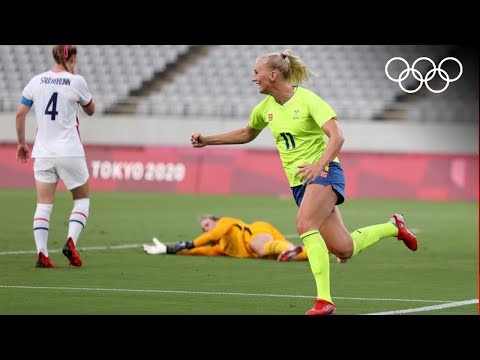 Видео: Женский футбол, Токио-2020 ⚽ Швеция-США, Австралия-Новая Зеландия