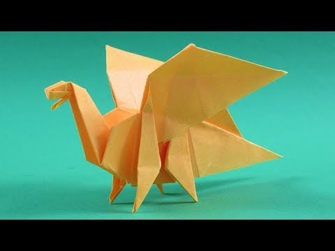 Видео: Как сделать легкий оригами Дракон