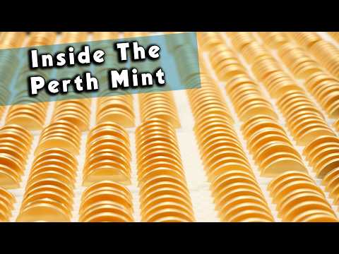 Видео: Эксклюзивный тур по крупнейшему золотомонетному двору Австралии!