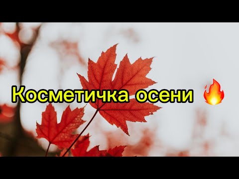 Видео: Косметичка на первую декаду октября✨
