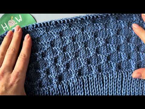 Видео: ✨Простой, но роскошный узор “Соты” спицами 🧶 Идеально для кардигана и пуловера!