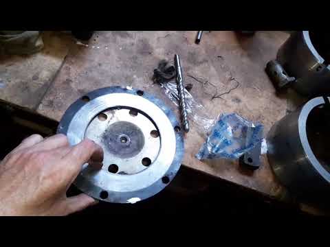 Видео: Процесс доработки маховиков Урал, Днепр.  Замена пальцев,балансировка,стартерный венец и т.д.