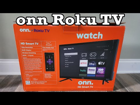 Видео: Онн. Roku Smart TV 24” Class HD 720P LED