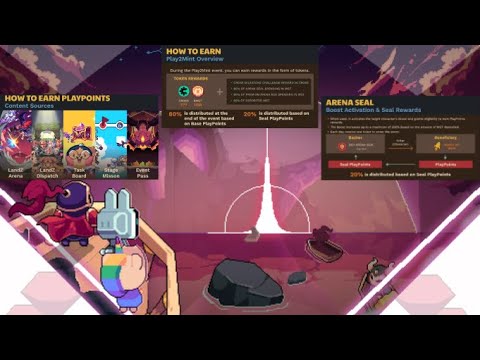 Видео: Pixel Heroes Adventure | Play2Mint : LandZ Arena с Растущим Призовым Пулом в 70.000$