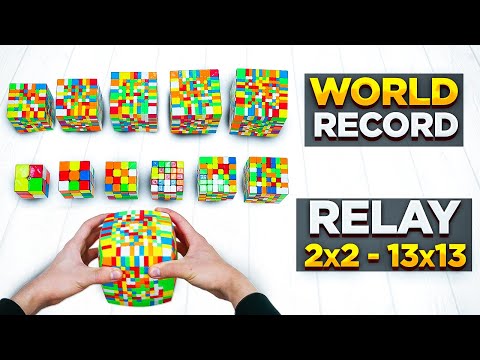 Видео: 🔥 Перебил МИРОВОЙ РЕКОРД в 3 РАЗА 😱 Рилей 2х2-13х13 ❗️ UWR Relay 2x2-13x13 [1:45:24]