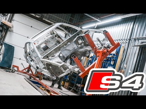 Видео: ПОЛНАЯ РЕСТАВРАЦИЯ Audi S4. Bluetooth в магнитолу 91 года. Много кузовни.