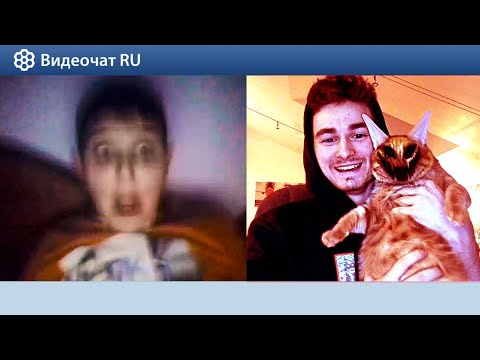 Видео: страшный кот СКРИМЕР-ПРАНК в чатрулетке!