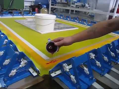 Видео: Трафарет для шелкографии. Изготовление. Натяжка сетки на раму