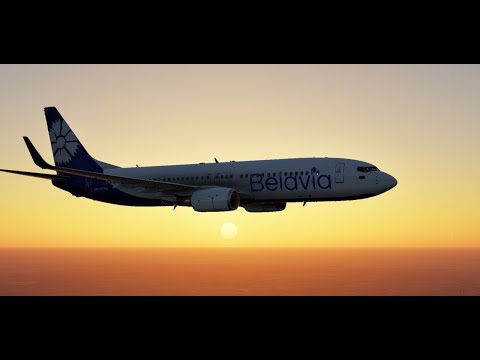 Видео: ивент на белавиа 737-800 из Баку в Кувейт