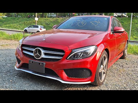 Видео: Mercedes AMG  на 700.000 рублей ниже рынка, обзор C класс w205 седан, с японского аукциона USS Tokyo