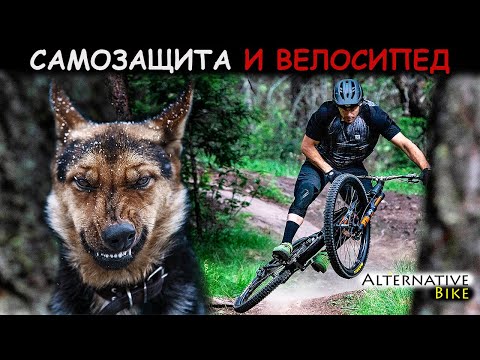 Видео: Популярные средства самозащиты от собак на велосипеде. Самозащита и велосипед.