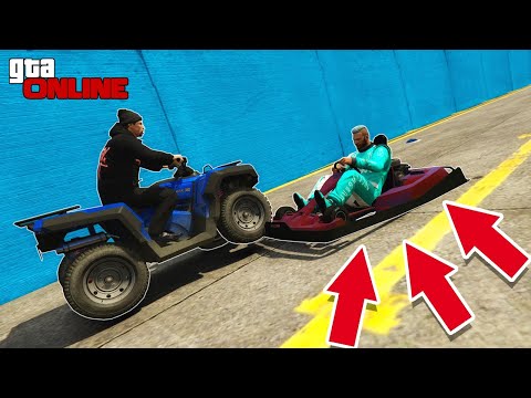 Видео: СТЕНКА НА СТЕНКУ НА ЗАКРЫТОМ ТРАНСПОРТЕ. В ГТА ДОБАВИЛИ КАРТИНГ! ЛЕТАЮЩИЙ JOE SPEEN И ЛАКЕР DIZOFF.