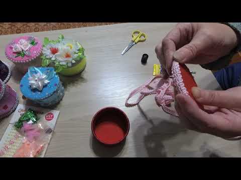 Видео: Оригинальная шкатулка из втулки от скотча//мастер класс