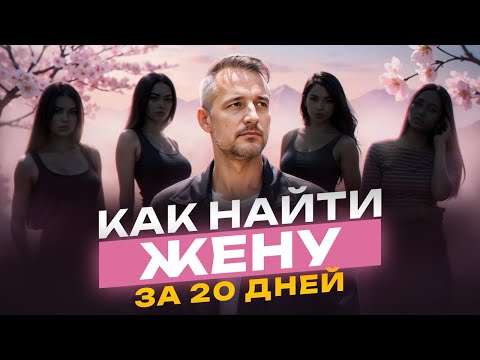 Видео: КАК НАЙТИ ЖЕНУ ЗА 20 ДНЕЙ НЕ ЭСКОРТНИЦА НЕ ТАРЕЛОЧНИЦА  А НОРМАЛЬНАЯ ЖЕНА ДЛЯ СЕМЬИ И ДЕТЕЙ