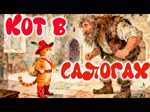 Видео: Кот в сапогах 🐱 Сказка для детей 2-5 лет | Мини-сказки