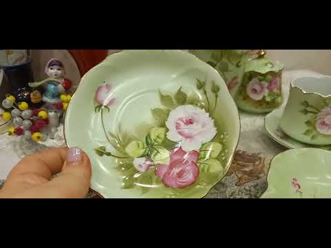 Видео: Фарфор,  ручная роспись, прекрасная новинка прошлого года, которой я горжусь.