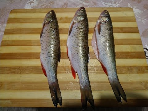 Видео: как вкусно и без костей приготовить голавля, делюсь рецептом