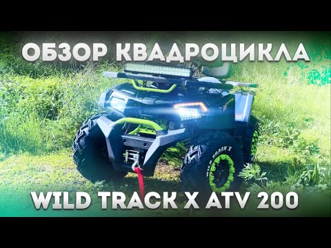 Видео: ОБЗОР КВАДРОЦИКЛА WILD TRACK X ATV 200