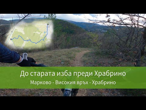 Видео: От Марково до старата изба на входа на Храбрино - много приятно спускане