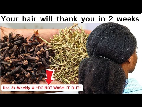 Видео: Гвоздика и розмариновая вода для быстрого роста волос и их густоты — естественный способ