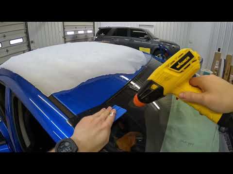 Видео: Как вырезать, подготовить, усадить и установить ленту для лобового стекла!