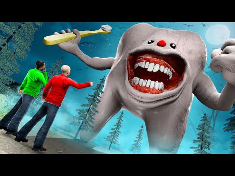 Видео: МИНУС ЗУБЫ! ХОДЯЧИЙ ЗУБ ОХОТИТСЯ НА НАС! УГАР И БЕЗУМИЕ В Garry`s Mod
