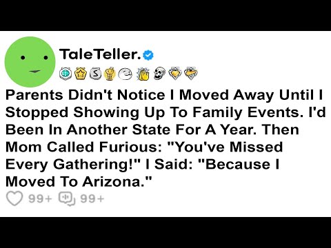 Видео: Родители не заметили моего отъезда, пока я не перестал появляться на семейных мероприятиях...