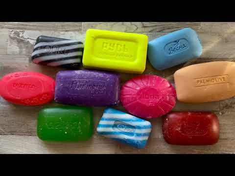 Видео: ASMR Soap cutting | Soap Carving|Резка мыла  | ASMR