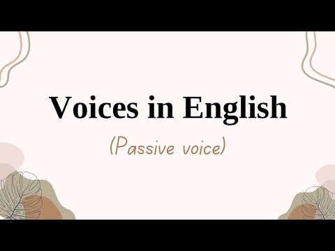 Видео: ЫРЫҚСЫЗ ЕТІС. СТРАДАТЕЛЬНЫЙ ЗАЛОГ. PASSIVE VOICE. АҒЫЛШЫН ТІЛІН ҮЙРЕНУ.