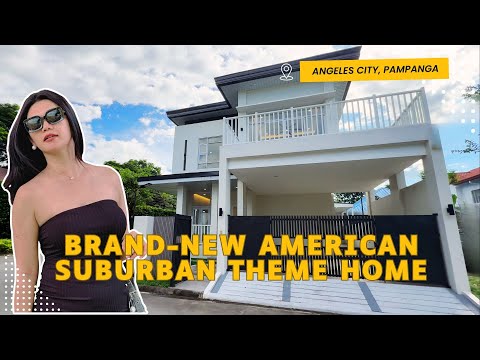 Видео: Экскурсия по дому № 54 | Совершенно новый дом в американском стиле на угловом участке #houseforsa...