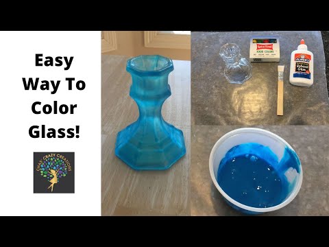 Видео: Простой способ покрасить стекло!