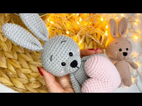 Видео: Новый зайка🤍Моя техника вязания,лайфхак👏🏻