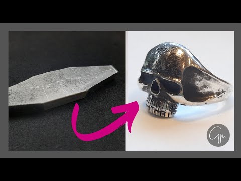 Видео: Как сделать КОЛЬЦО С ЧЕРЕПОМ?