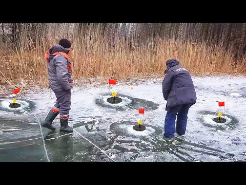 Видео: ОНИ ВЫШЛИ из КУСТОВ... РЫБАЛКА УДАЛАСЬ!!! ЩУКА на ЖЕРЛИЦЫ!!! ЛОВЛЯ ЩУКА на ЖЕРЛИЦЫ ЗИМОЙ