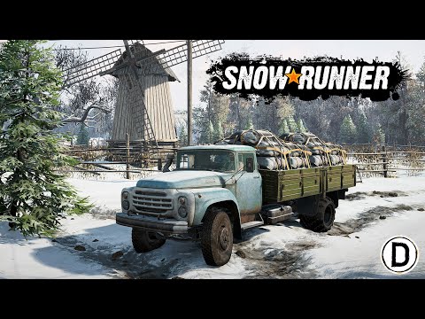 Видео: Пятница в Колхозе - Мод карта Зима в Колхозе - SnowRunner