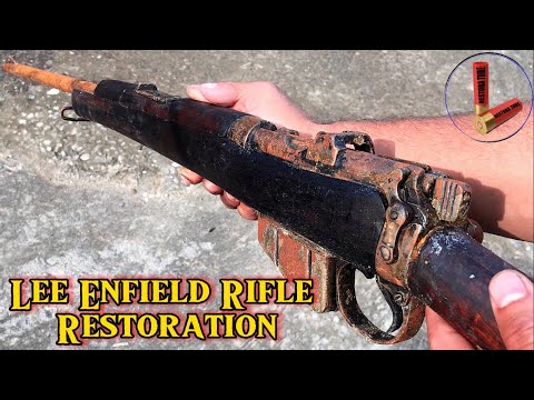 Видео: British Rifle Lee Enfield  Restoration M1962/gun restoration Британска пушка Лий Енфийлд