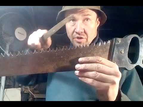 Видео: О заточке пил и треугольном напильнике