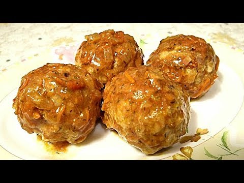 Видео: Домашние ТЕФТЕЛИ С РИСОМ в духовке/TEFTELS WITH RICE in the oven.