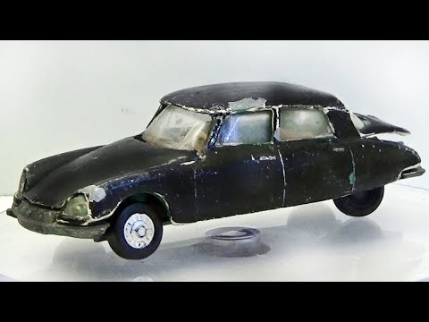 Видео: Реставрация мажореток Citroen DS №13. Литая модель.