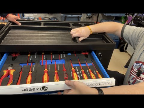 Видео: Инструментальная тележка HOEGERT HT7G049