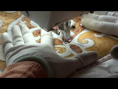 Видео: Стежка трапунто мононитью.