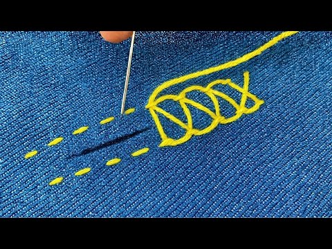 Видео: Не скрывайте этого — 3 швейных лайфхака, которые превратят дырки в искусство!