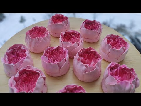 Видео: ПИОНЫ из ЗЕФИРА 🌺