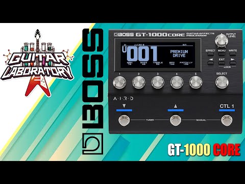 Видео: BOSS GT-1000CORE - компактный вариант топового гитарного процессора