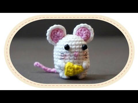 Видео: Вязаная мышка амигуруми. Crochet amigurumi mouse.