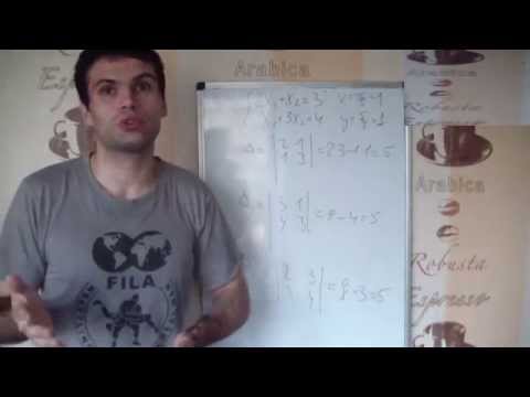 Видео: виведення формул Крамера для лінійних рівнянь другого порядку