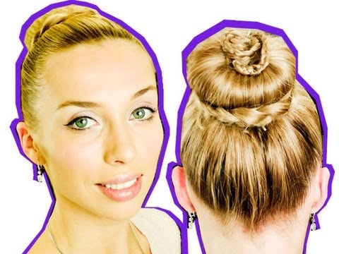 Видео: Очень красивый пучок/БЫСТРАЯ ВЕЧЕРНЯЯ причёска